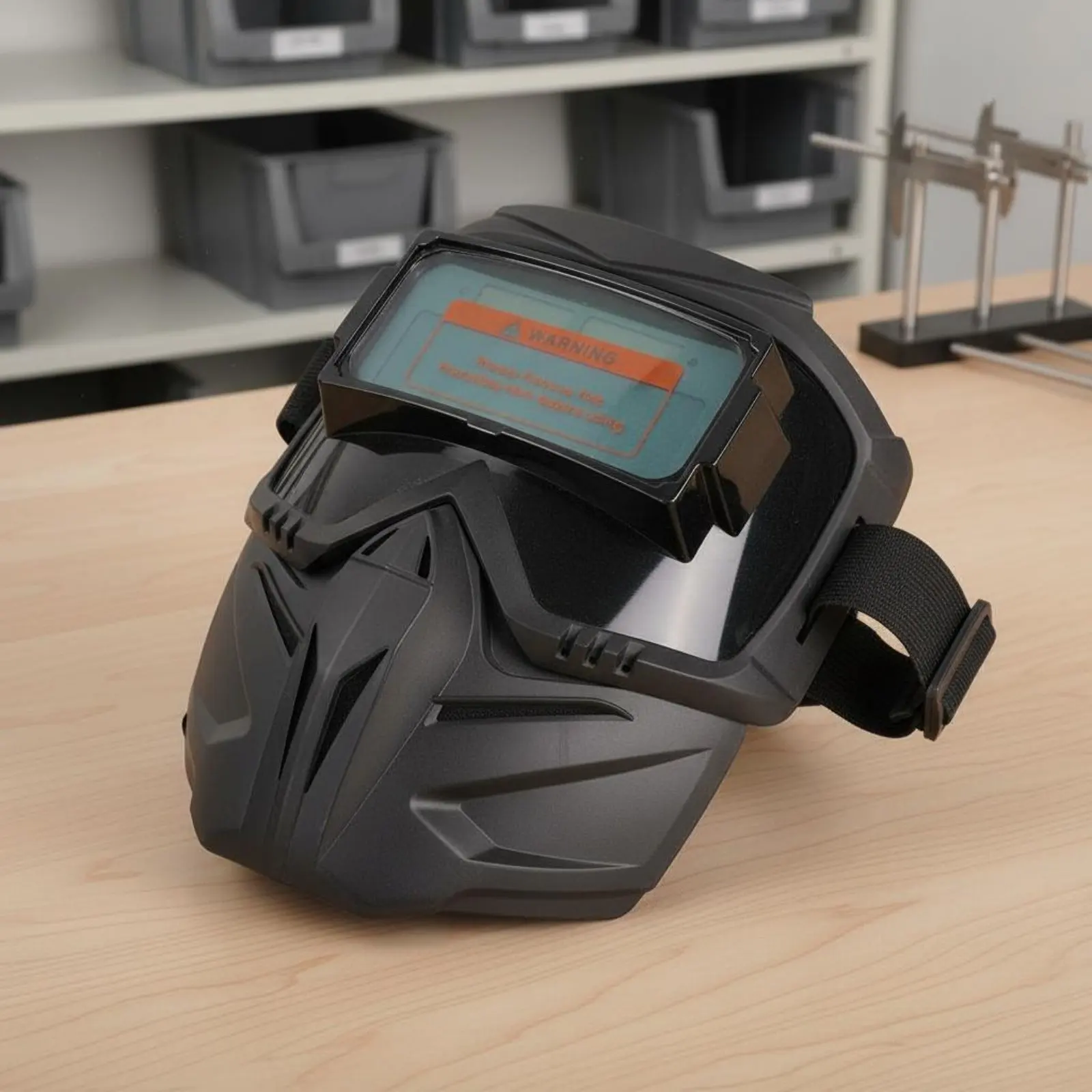

Welder Cap Auto Darkening Welding Helmet Face Cover Lightweight Anti Splashing Welder Face Shielding for Adult Fusing Grinding C