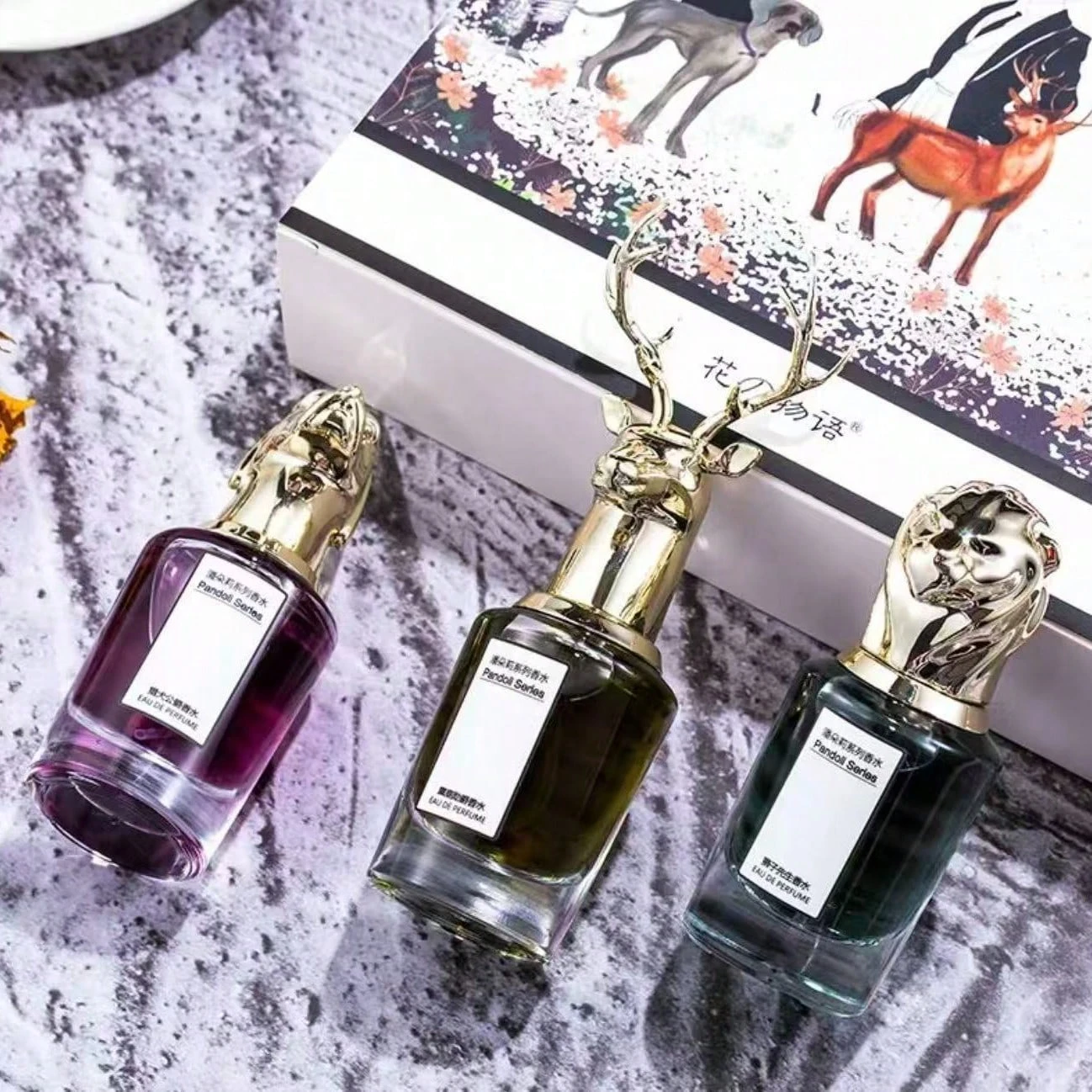 JEAN MISS Unisex Perfume Gift Set (3/4-Piece) — Compact and Portable; Long-Lasting Scent that is Sweet, Yet Never Cloying.