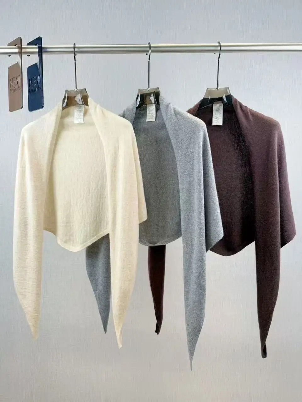 

Женский шерстяной кашемировый однотонный пушистый шарф-шаль