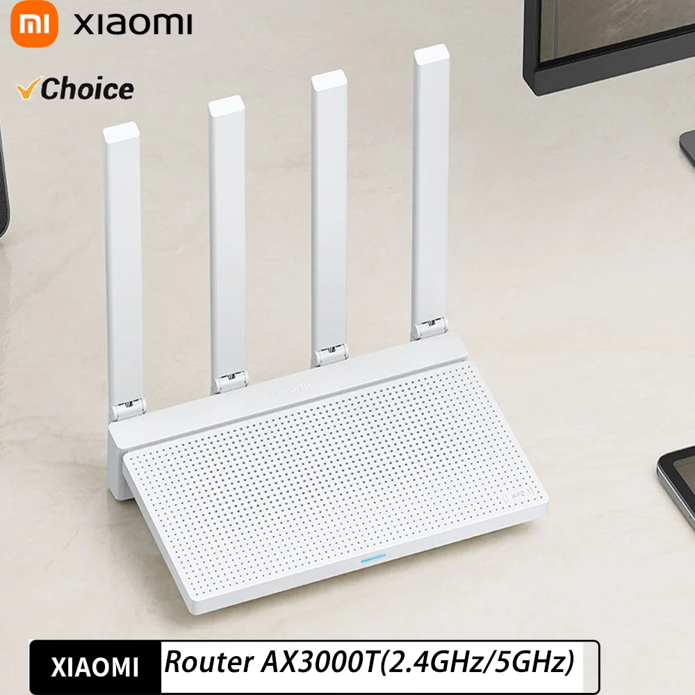

Original Xiaomi Router AX3000T IPTV Mesh Networking Gigabit Ethernet Ports Gaming Accelerator Repeater Modem Signal Amplifier CN