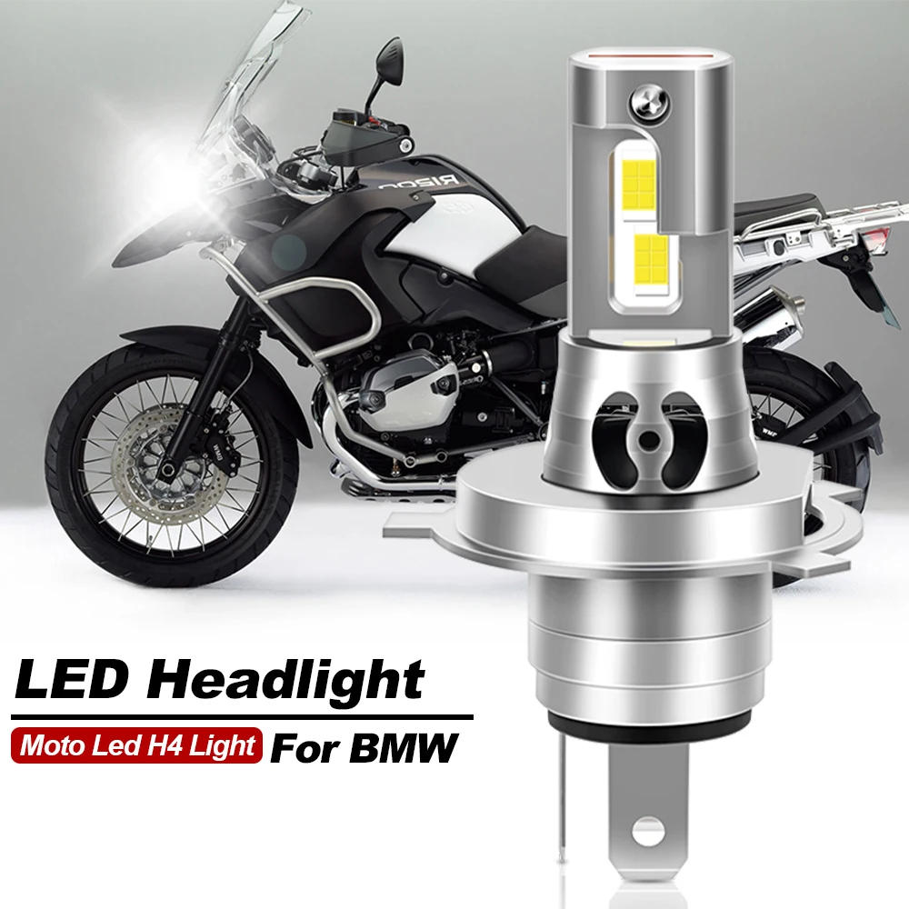 1Pc Motorcycle H4 LED FOR BMW K1 K75 K100 K1100 R1100R R1100GS R1200C R100RS R1100RS Dakar F650 LED Headlight Hi/Lo Bulbs 6000K