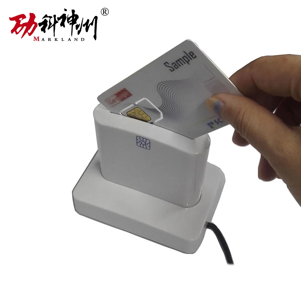 MCR3521 USB Contact Smart Card Reader/Writer – ISO7816, PC/SC, EMV, Windows/Mac/Linux – Plug & Play