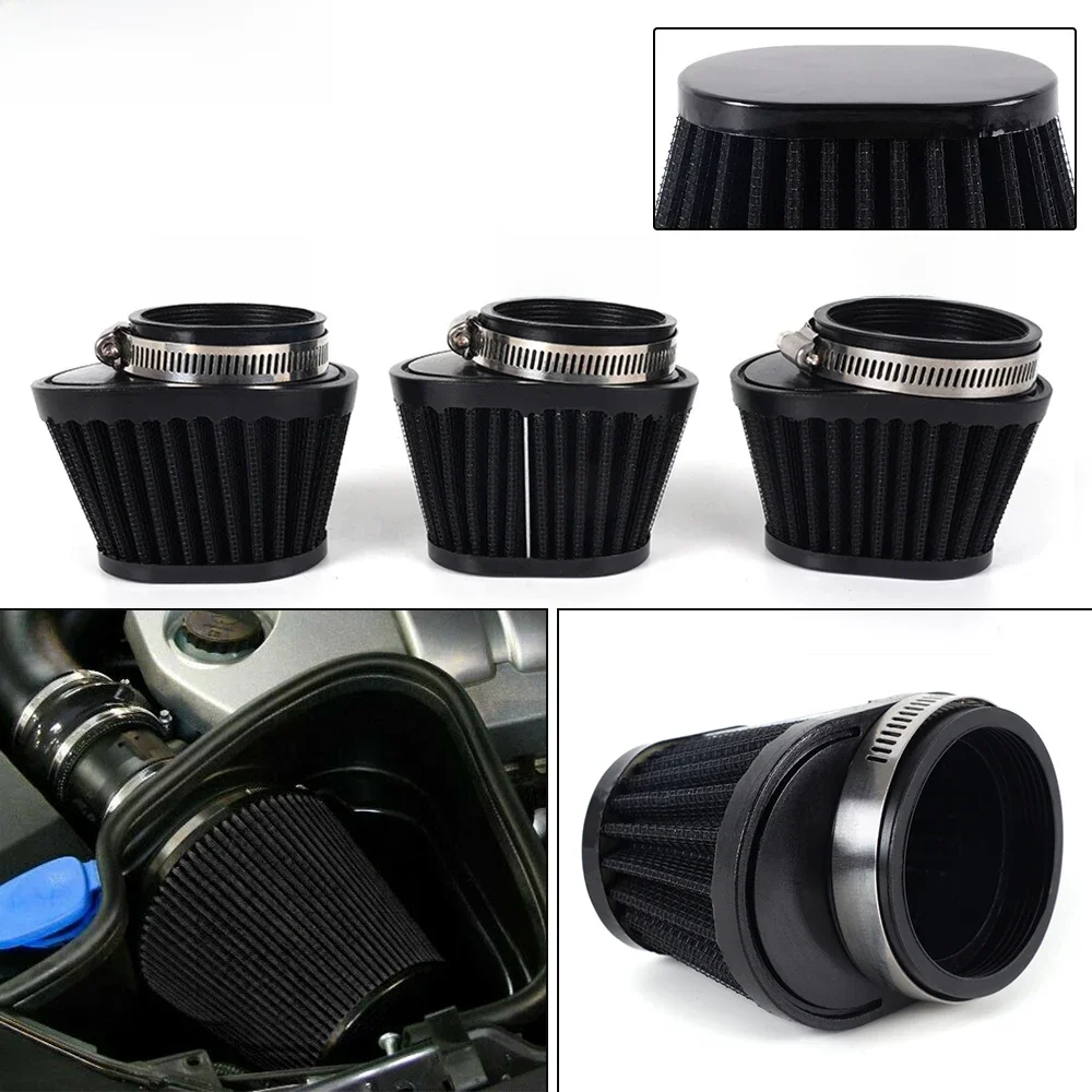 RASTP-filtre à Air universel 51mm/55mm/60mm nettoyant ovale rond conique pince pour la plupart des motos RS-OFI100