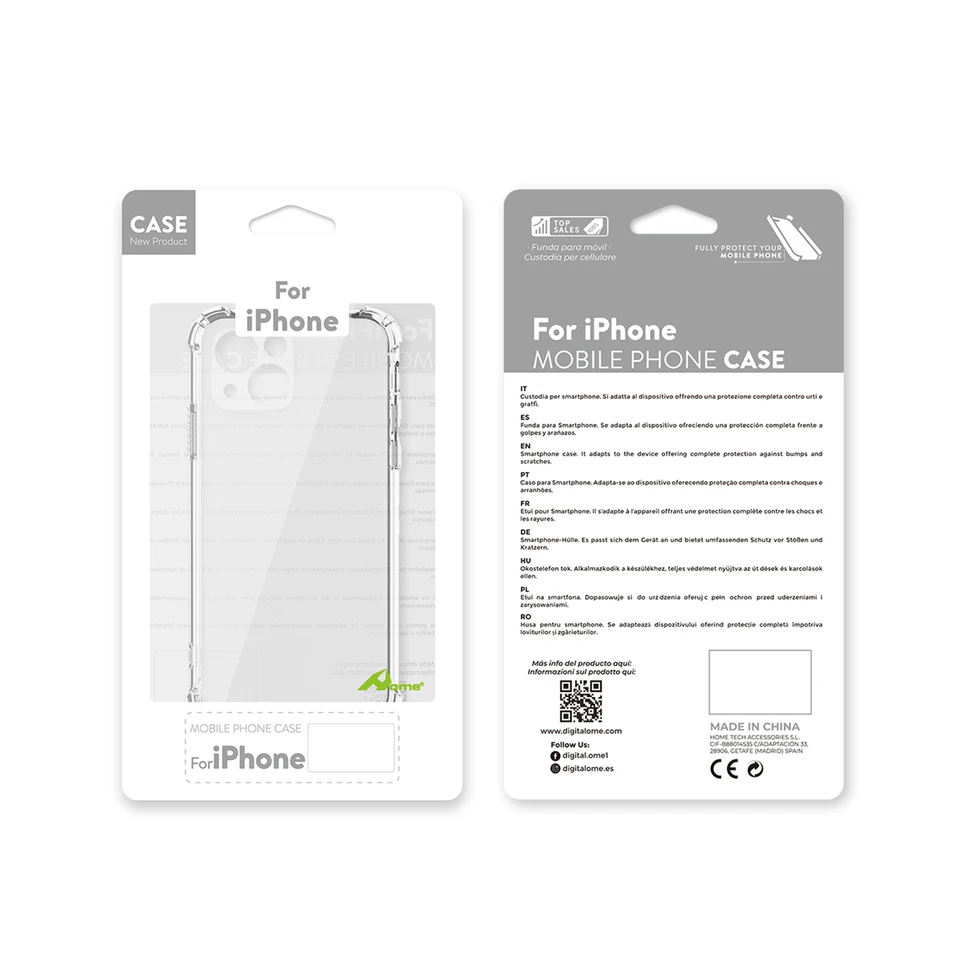Funda transparente para iPhone, TPU flexible, esquinas reforzadas antigolpes, protección para cámara y pantalla, resistente a rayaduras 4