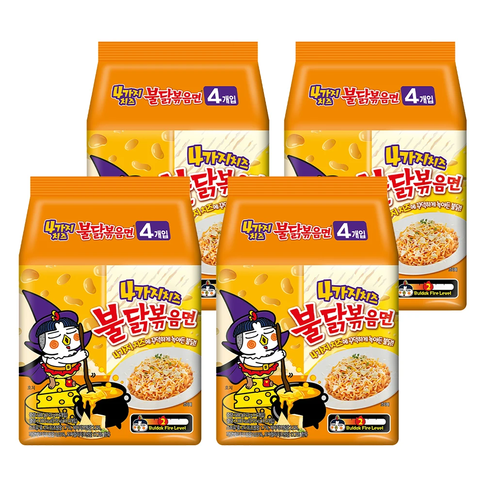 [Samyang Food] 4 cheesefire chicken fried noodles 145g x 16 mouth