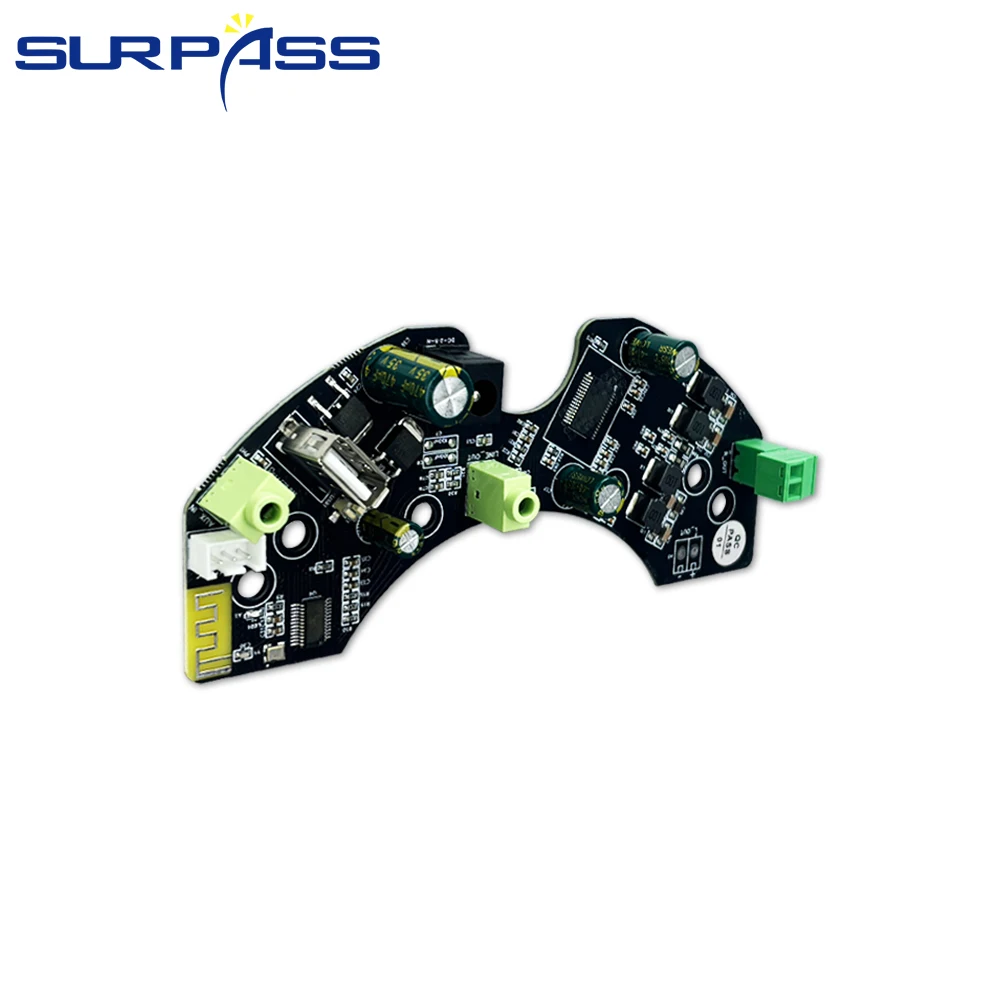 Amplificatore audio da 30 W Scheda digitale Compatibile con Bluetooth 5.1 Altoparlante da soffitto Amplificatore stereo Modulo altoparlante da 8 Ohm fai da te con USB Aux