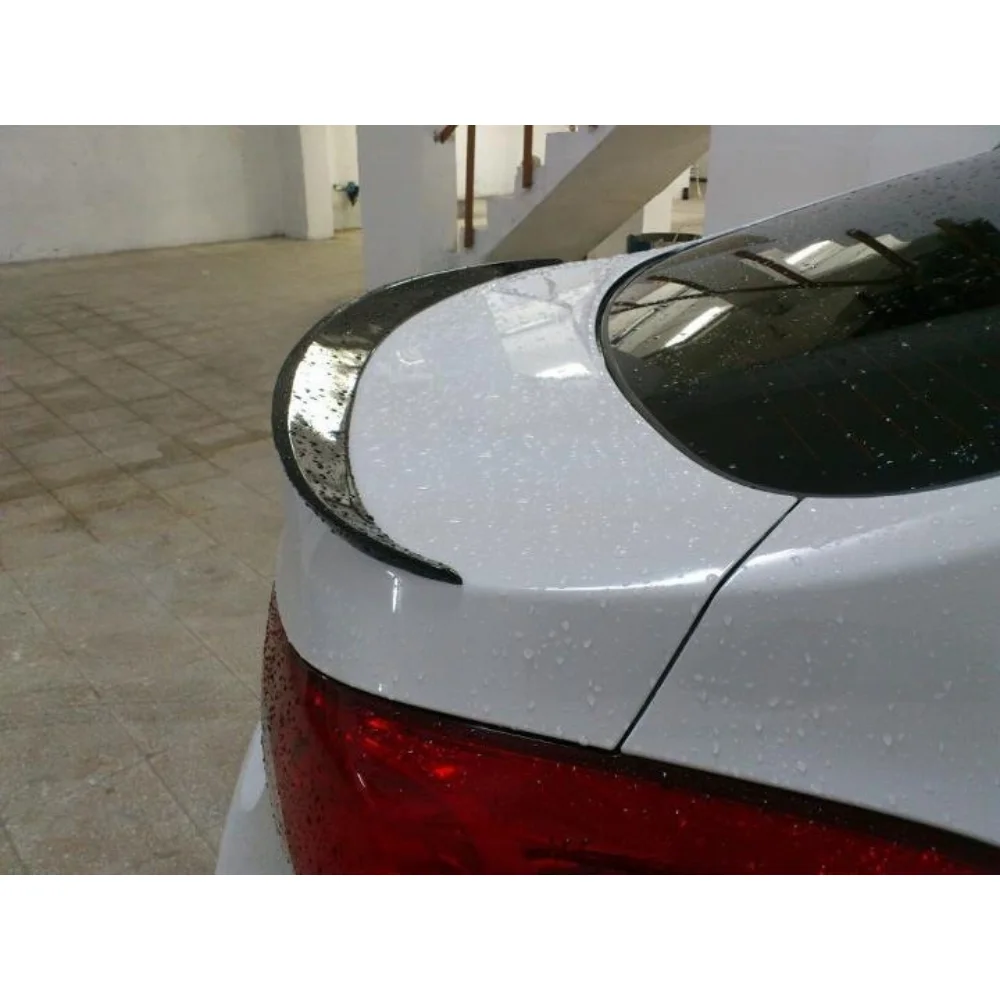 For Hyundai Elentra Glass Under Spoiler Fiber Material Rear Roof Spoiler Wing Trunk Lip Car Styling Fully Compatible Tuning