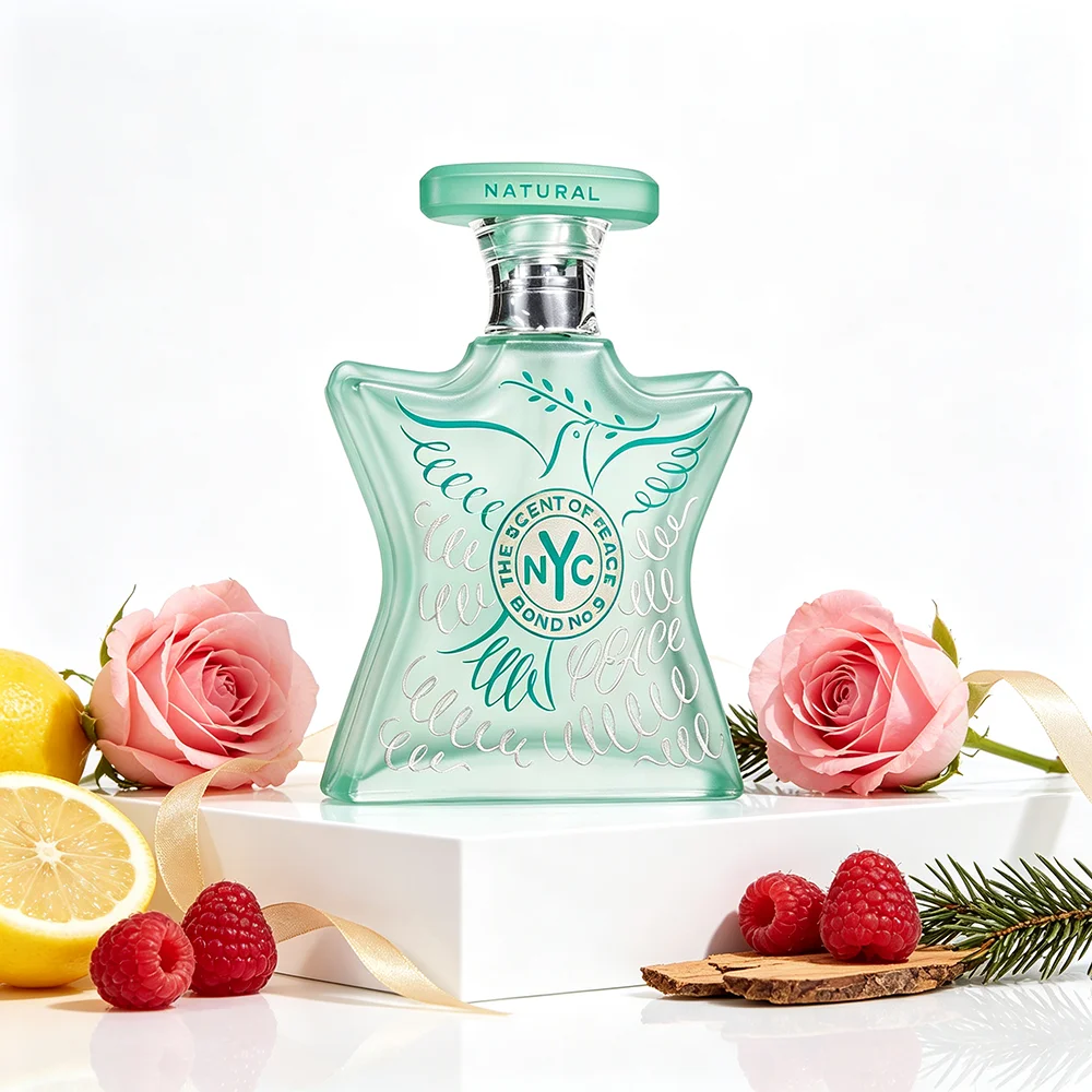 Bond No.9 The Scent of Peace Natural Perfume 100ml Women Eco Chic Citrus Scent Lemon Blackcurrant Top Notes Raspberry Rose Damascena Heart Cedarwood Musk Base Long Lasting EDP Natural Vegan Gift Box view 8