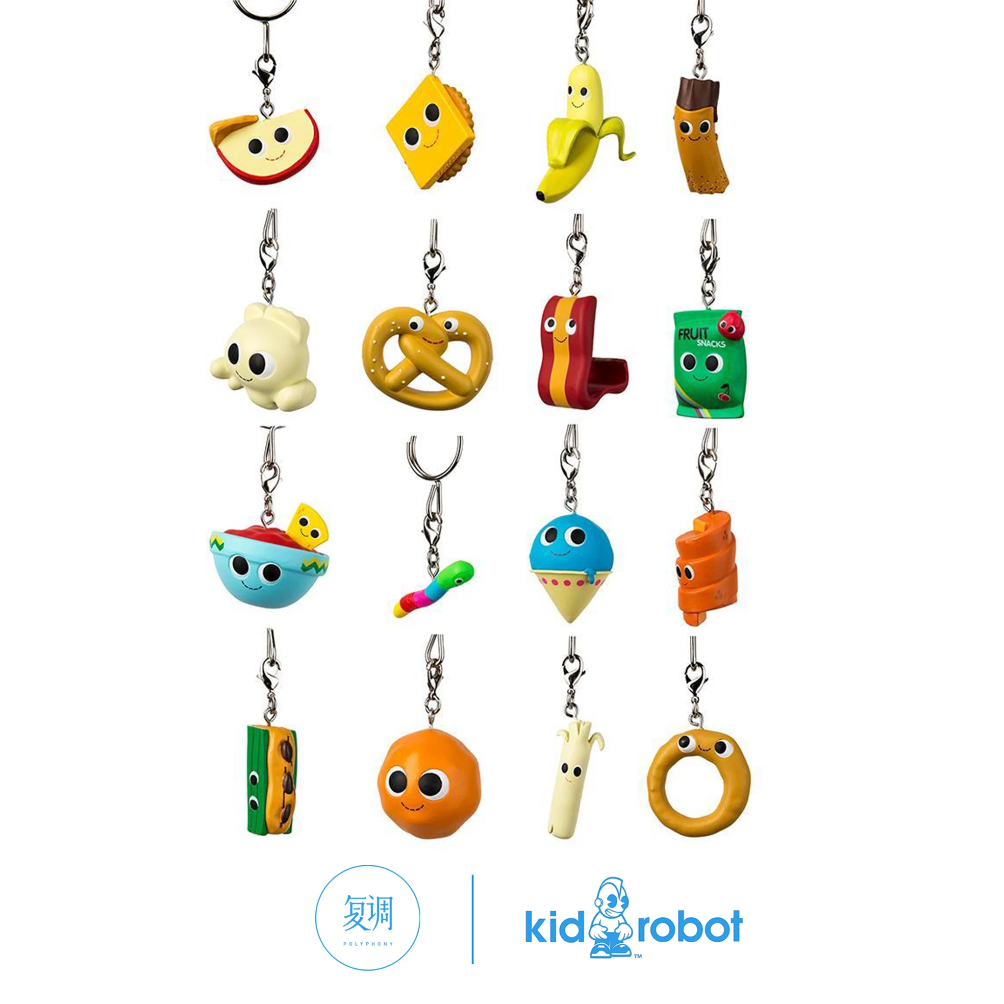 In Stock Yummy World Snack Attack Keychain Series Kidrobot Blind Box Art Cute Toy Collection Gift