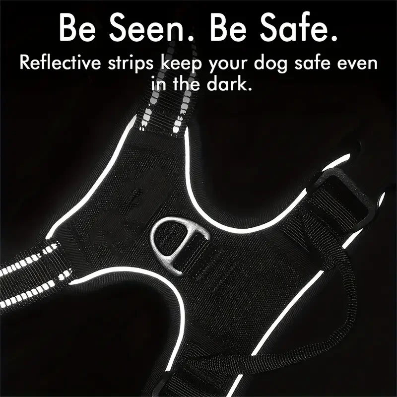 Kühlendes Hundeset aus deutscher Eiche – auslaufsicheres Geschirrweste und Lederhalsband mit Anti-Chafe, atmungsaktiv für große Hunde – Detail 4