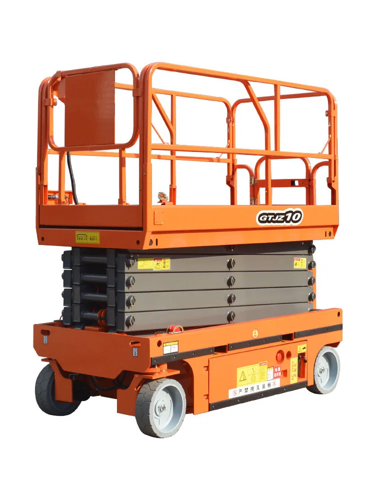 Qiyun Factory Price 6m 550KG Loading Capacity Electric Scissor Lift Aerial Working Lift Table for Sale