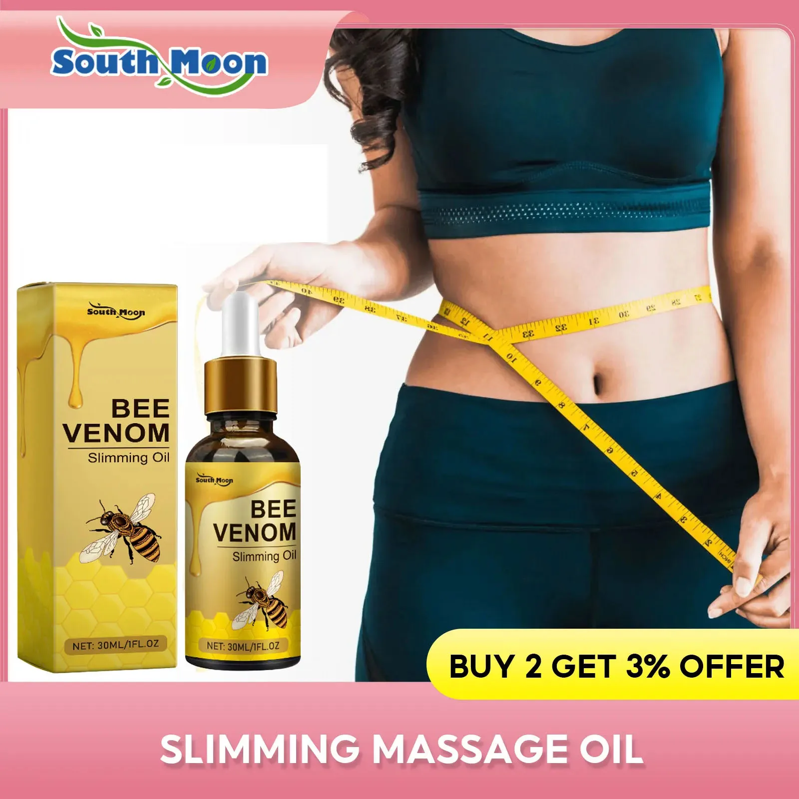 Thin Body Essential Oil Belly Waist Thighs Firming Full Body Massage Oils