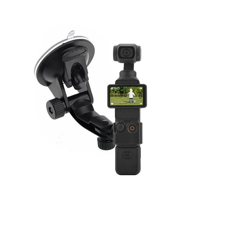 Uchwyt samochodowy Gimbal Samochodowa przyssawka Stabilny uchwyt montażowy z klipsem adaptera do DJI Pocket 3 Osmo Pocket 1/2 Akcesoria do aparatu — zdjęcie produktu 7