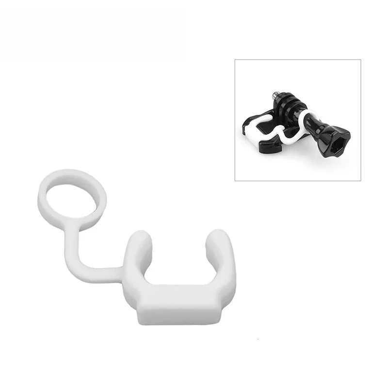 Blokada Anti-Lost Plug Lock Biała guma silikonowa do GOPRO Hero 13 12 Go Pro Akcesoria DJI OSMO Kamera akcji Insta360 — zdjęcie 2