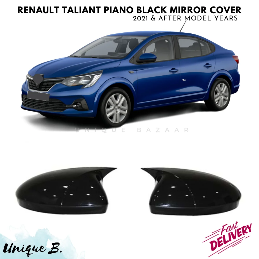 

For Renault Taliant Bat Mirror Cover 2021 & After Model Year Car Accessories Piano Black Tuning Auto Sport Design External Part