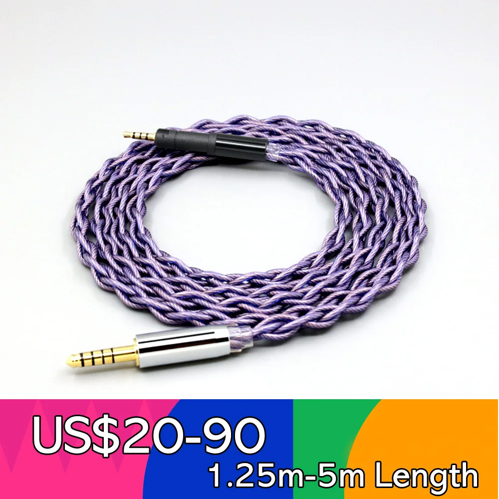 Type2 1.8mm 140 cores litz 7N OCC Headphone Cable For Sennheiser HD599 HD569 HD 560S HD559 hd560s LN008250