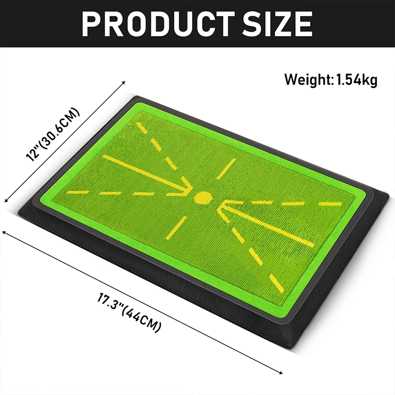 Golf Training Mat Swing Detection Batting Trajectory Direction Detection Analysis Pad Correct Hitting Posture Golf Practice Mat