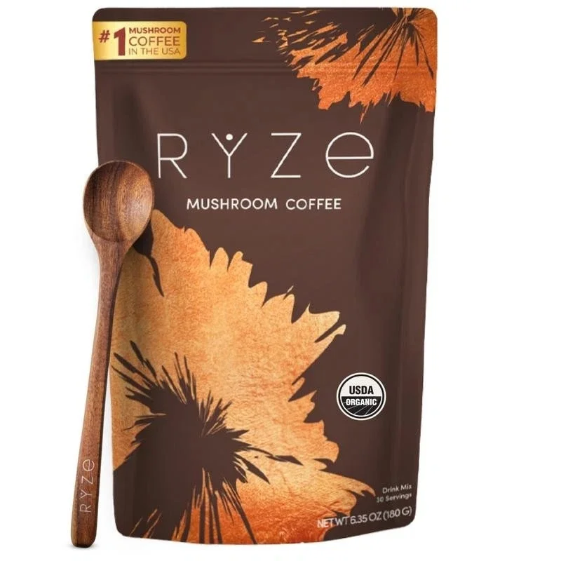 1 Pack Organic Mushroom Coffee 30 SERVINGS Instant Coffee New FREE SHIPPING