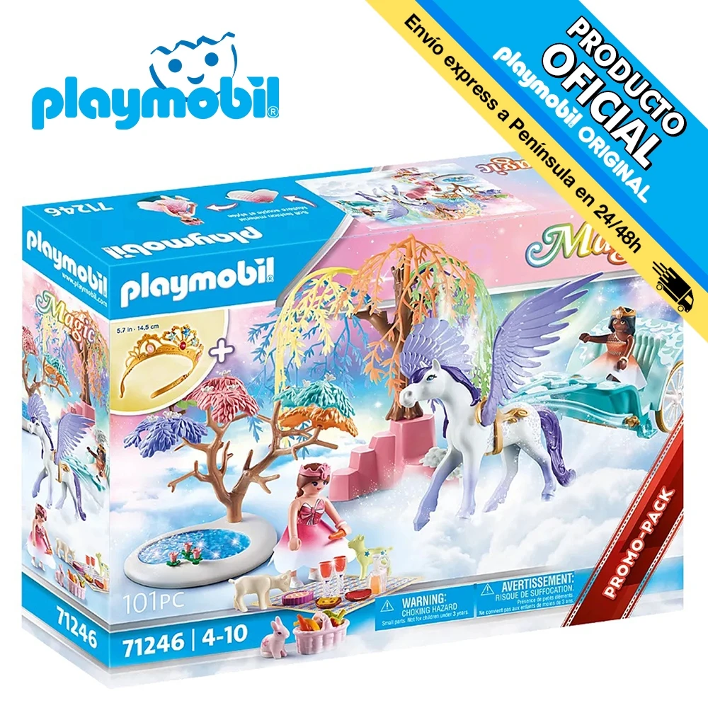 Playmobil picnic with Pegasus carriage, 71246, original, toys, boys, girls, gifts, collector, figures, dolls, shop, with box, new, man, woman, official license