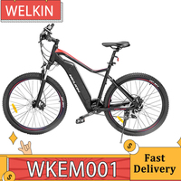 WELKIN WKEM001 Electric Bicycle 350W Brushless Motor 36V 10.4Ah Battery 27.5*2.25'' Tires Mountain Bike Max Speed 25km/h E-bike