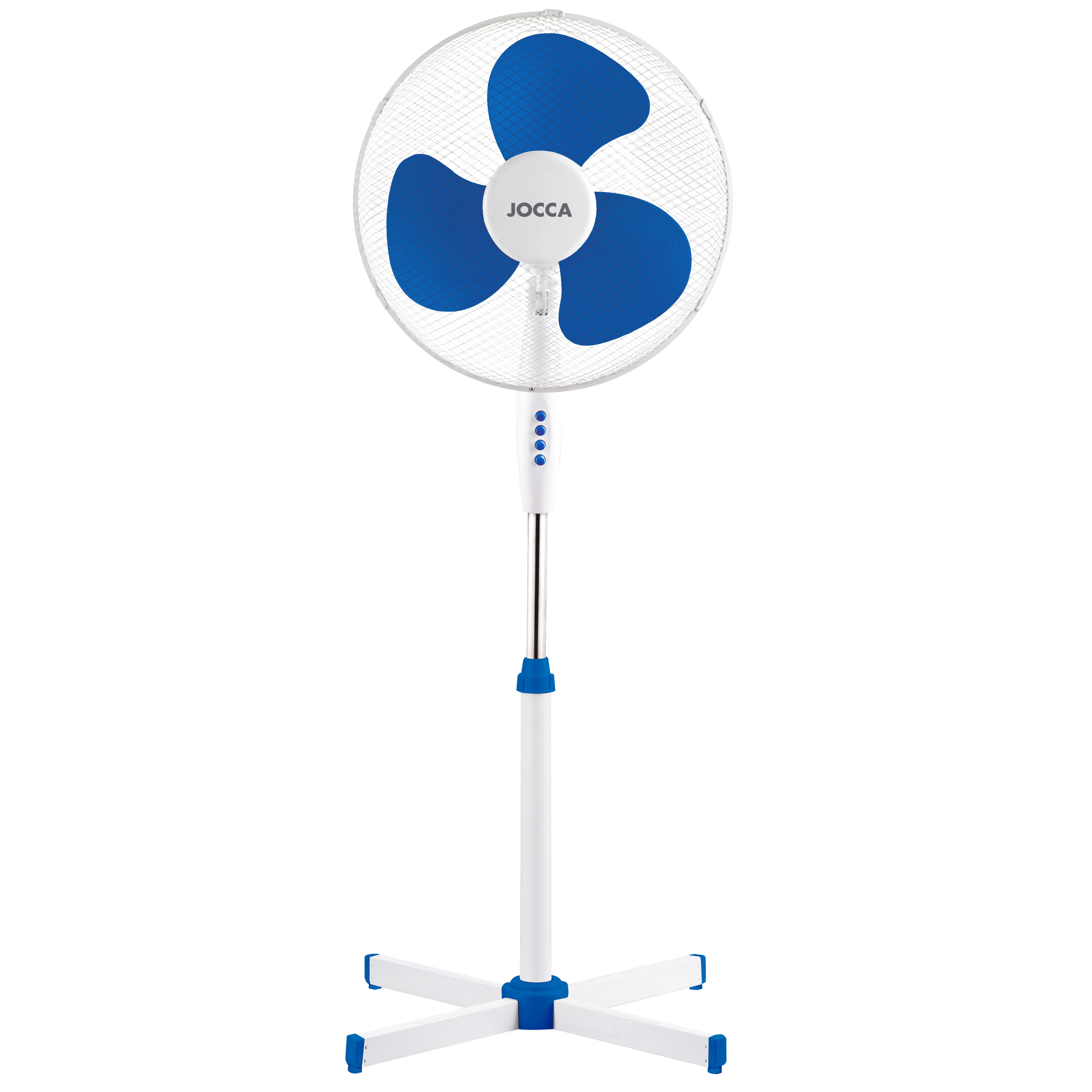 COMMODORE white/blue or black standing fan. Portable fan. Cold air fans for home. Air Cooler for office. 3 speed adjustable swing low consumption Penguin