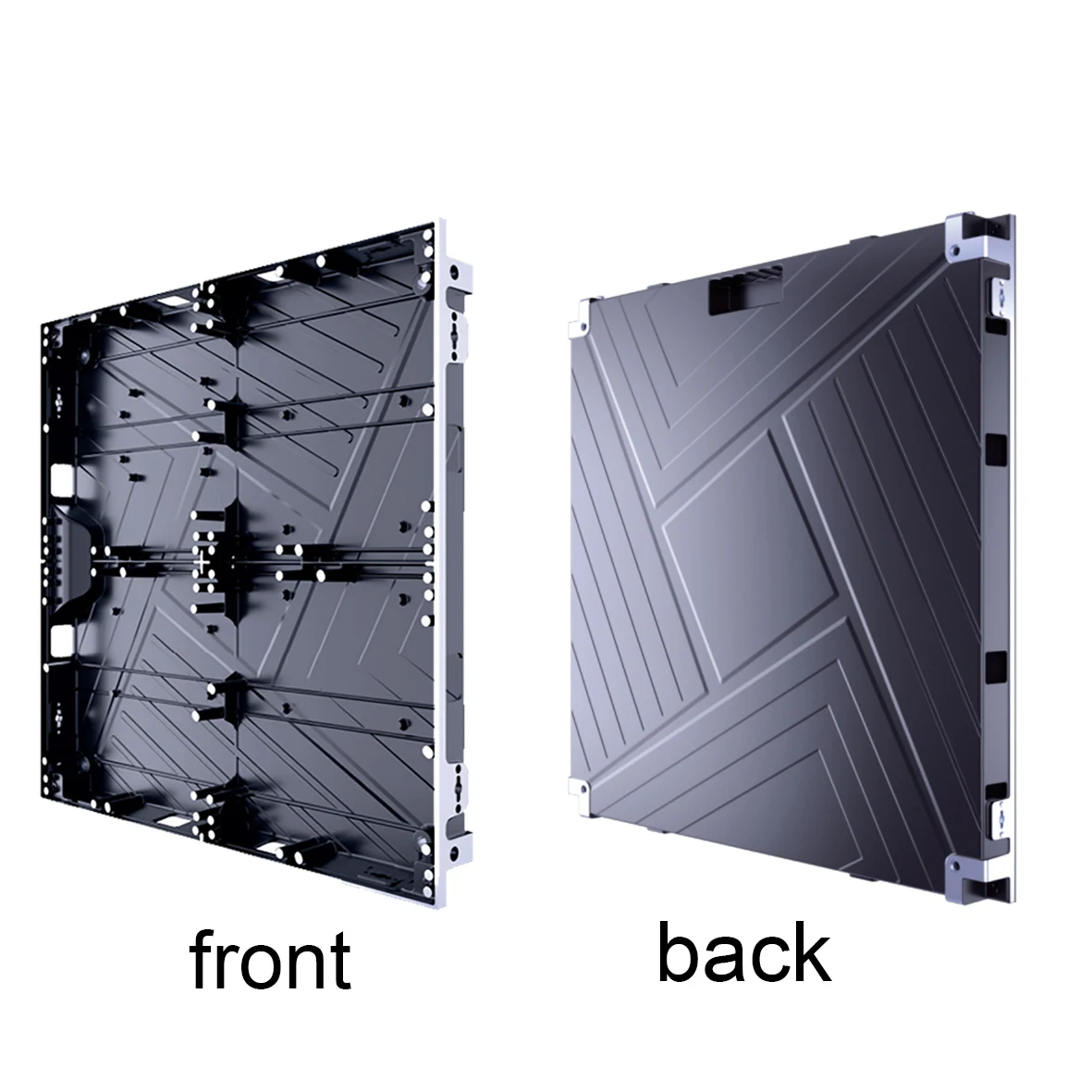 LED display screen aluminum box indoor 640x640mm P1.53 P2 P2.5 320x160mm module empty aluminum box display screen can be spliced