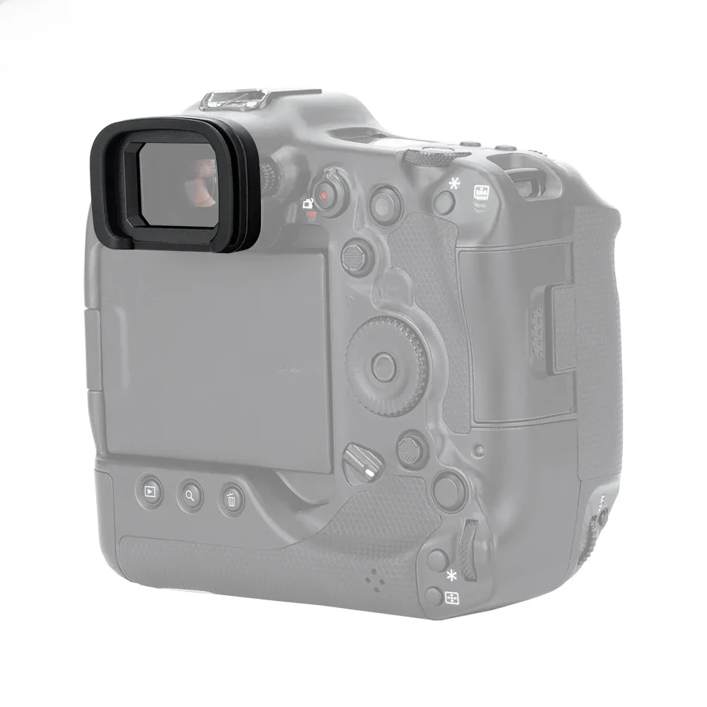 JJC miękki silikonowy muszla oczna ER-h okular aparatu wizjer do Canon EOS R3 zastępuje muszle oczkowe Canon ER-h — zdjęcie produktu 7