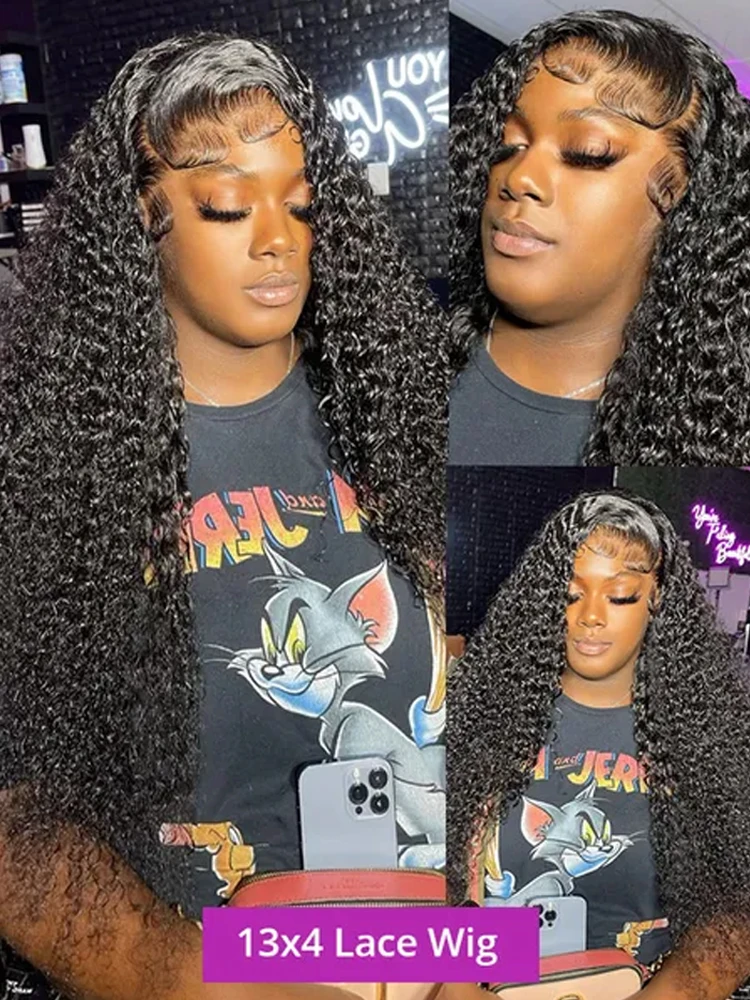 Thumbnail 3 - #8 Curly Lace Front Wigs Sale