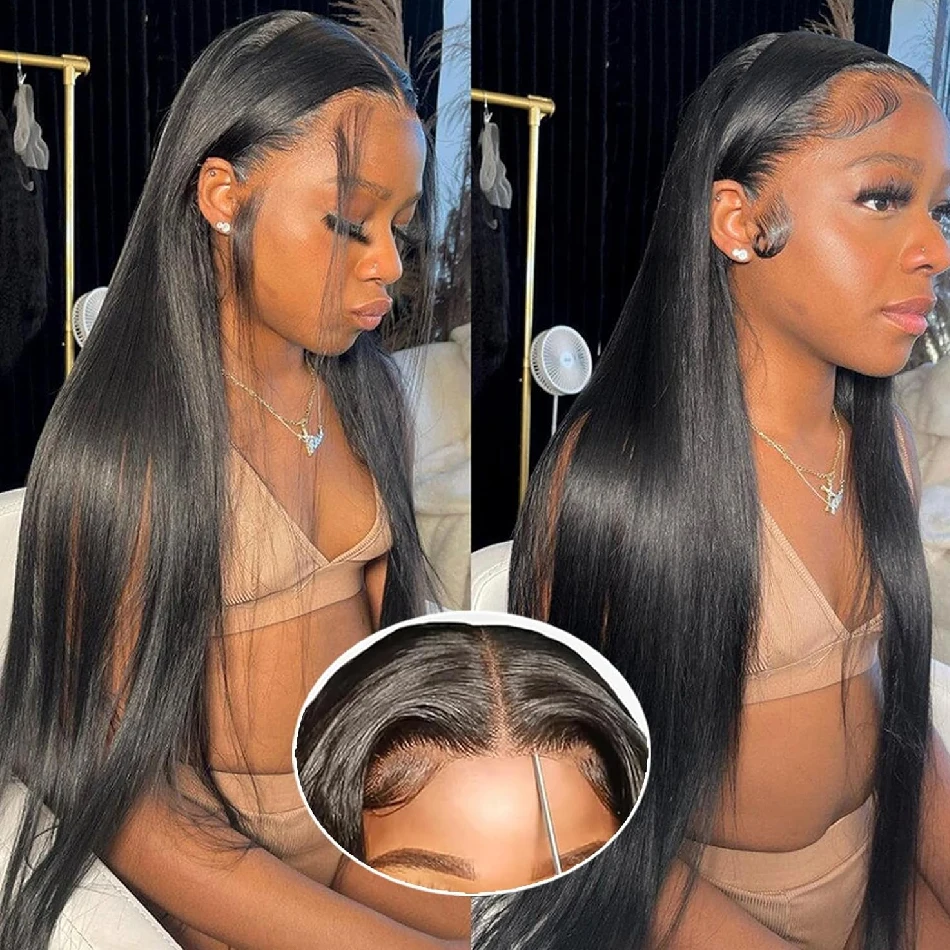 غلويليس الباروكات شعر الإنسان 13x4 13x6 HD الدانتيل الباروكات الأمامية البرازيلي شعر طبيعي مفرود باروكة Hd 5x5 الدانتيل إغلاق شعر مستعار جاهزة لارتداء #2