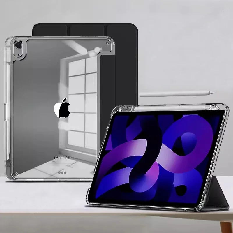 Etui na iPada Air 6 7 11 cali 2025 2024 iPad Pro 11" 13" Funda iPad A16 11th 10th 10.2 9th Generation Pro 12.9 6th 5th 4th Cover — zdjęcie 2
