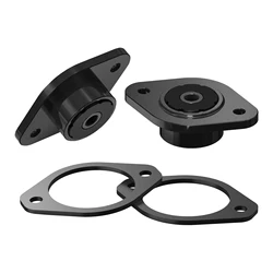 BEVINSEE Rear Polyurethane Shock Mounts & Reinforcements Plates for BMW E46 E36 E30 323 325 328 M3 Z3 Z4 E85