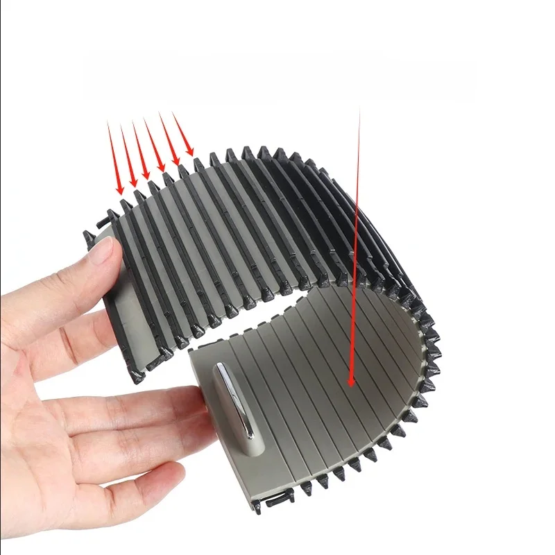 Couvercle de store enrouleur pour Console centrale intérieure de voiture, support de verre d'eau, rangement pour Mercedes c-calss W204 S204 classe E W212 S212