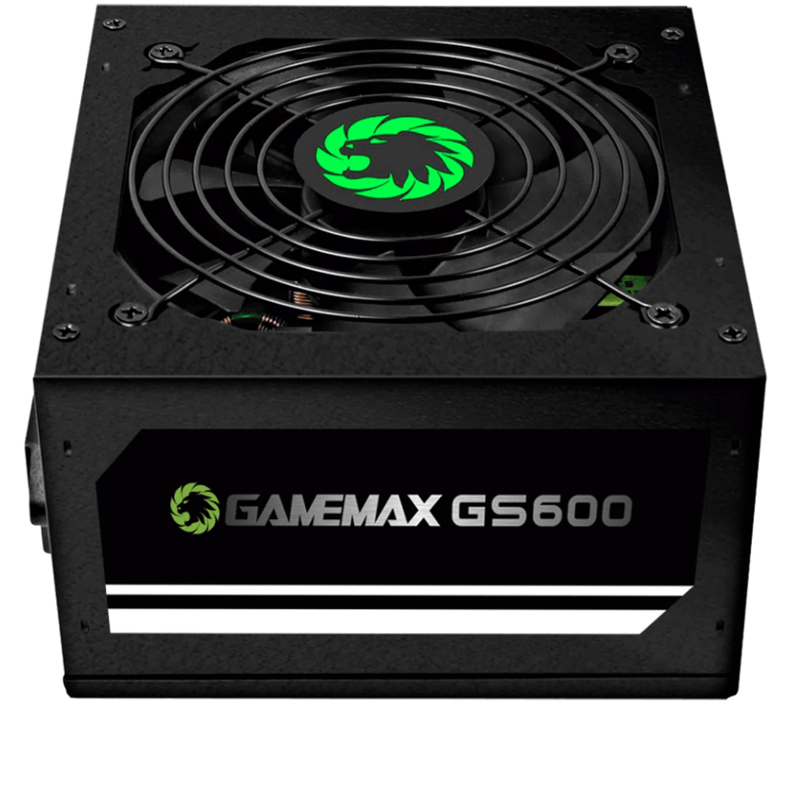 Fonte Gamemax GS600, 600W, 80 Plus White, PFC Ativo, Black