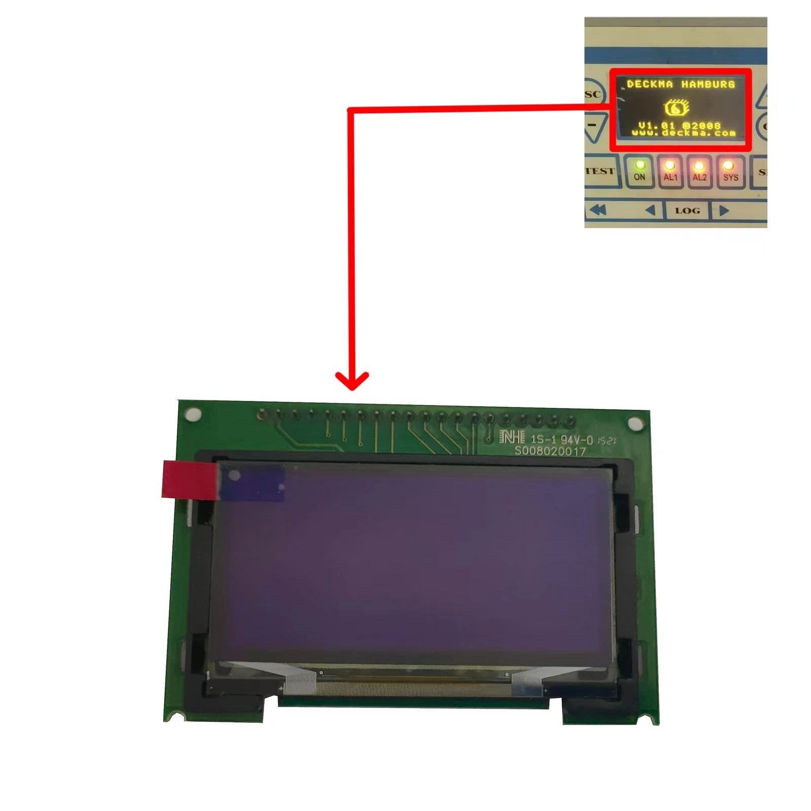 DECKMA OMD-32 OMD-24 OMD-2008 WMD-1005 TMD-90 original module P19702 Rev:05 3118197020 Screen Oled Display Replacement/Repair