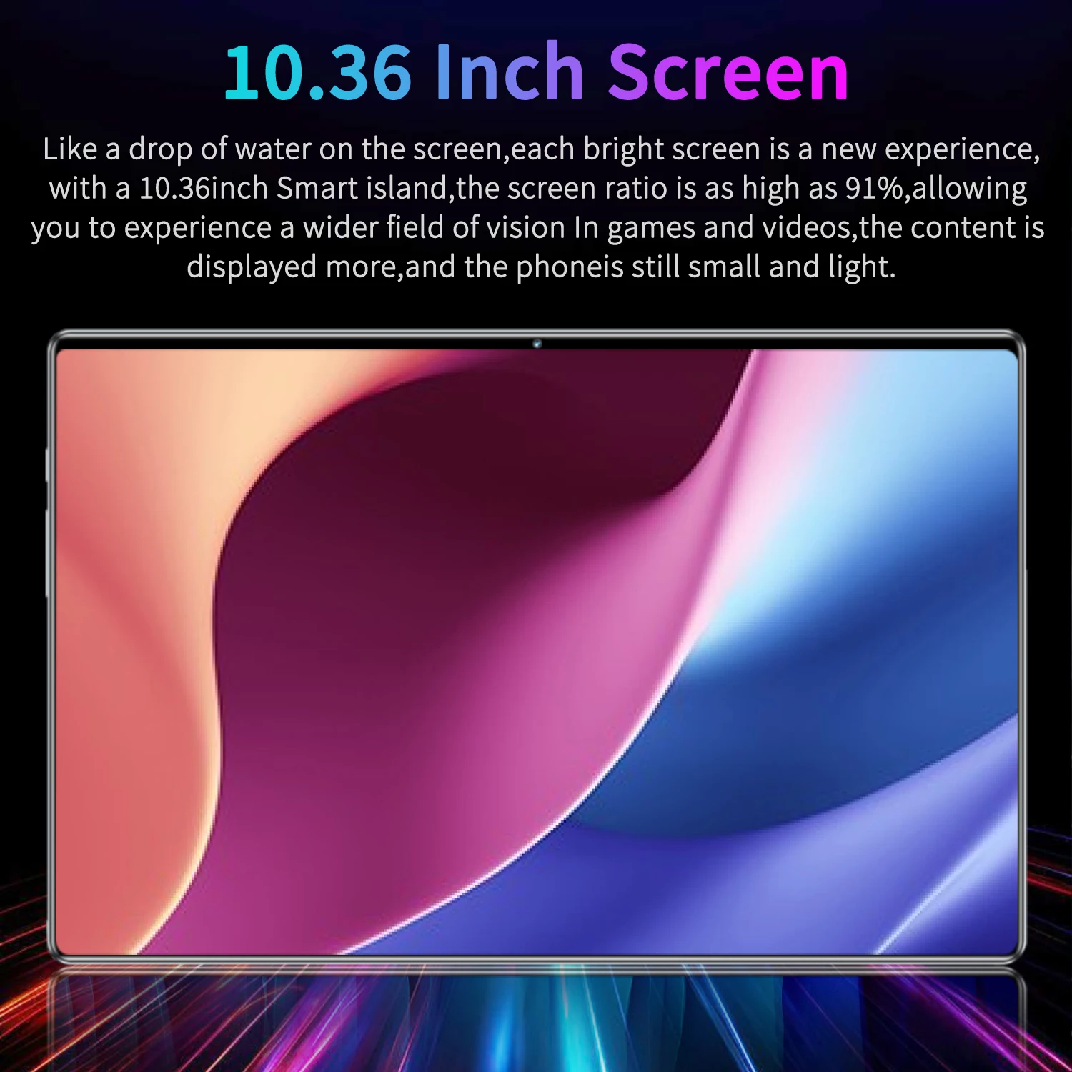 Immagine 5: Tablet 10.36 Pollici 16MP+32MP 16GB+1TB Android 13 5G Versione Globale 20000mAh WPS+5G WiFi Bluetooth Dual SIM con Funzione Chiamata
