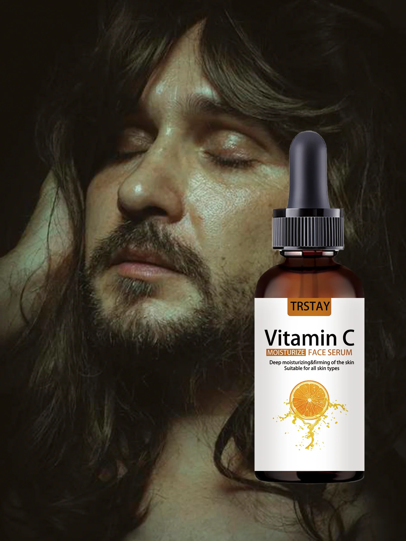 Beard Conditioner Oil for Men Anti Wrinkle Serum Nourishing Formula to Reduce Expression Lines Support Sunken Areas for Fullness - Image 6