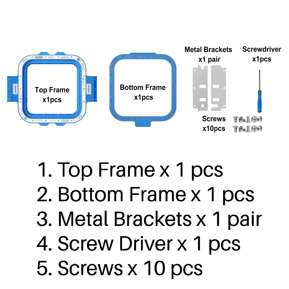 Sewtalent Magnetic Hoops for Ricoma EM1010 Embroidery Machine Mighty Hoop HoopMaster Magnet Frames