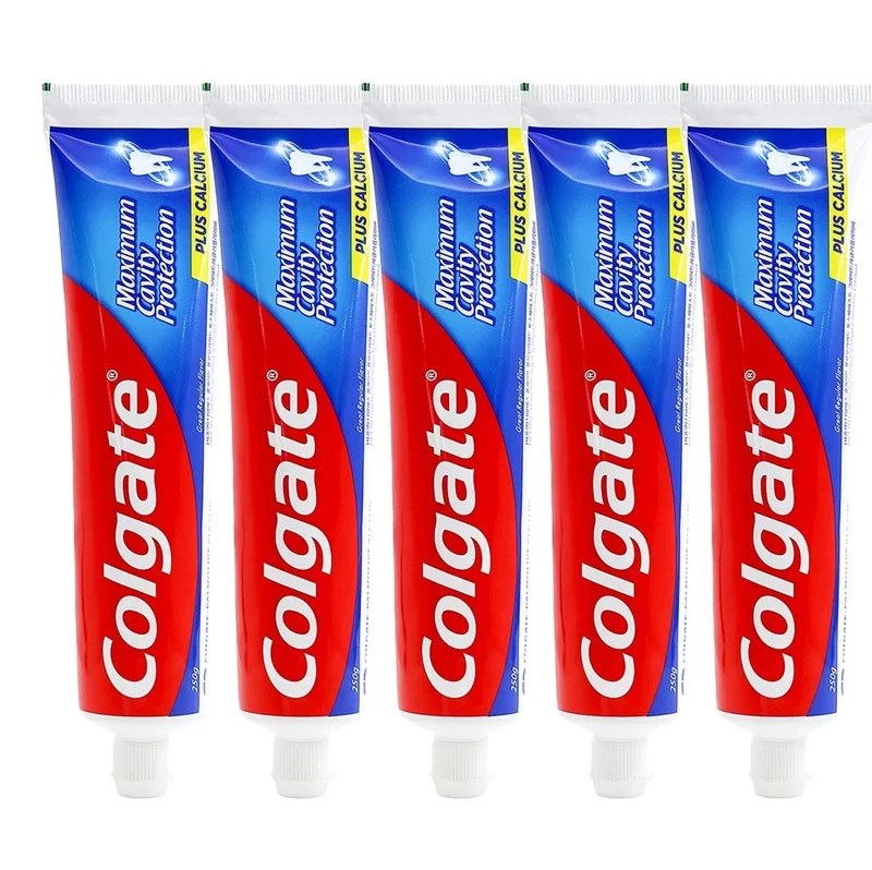 2 large capacity 250g x 5 costko colate toothpaste