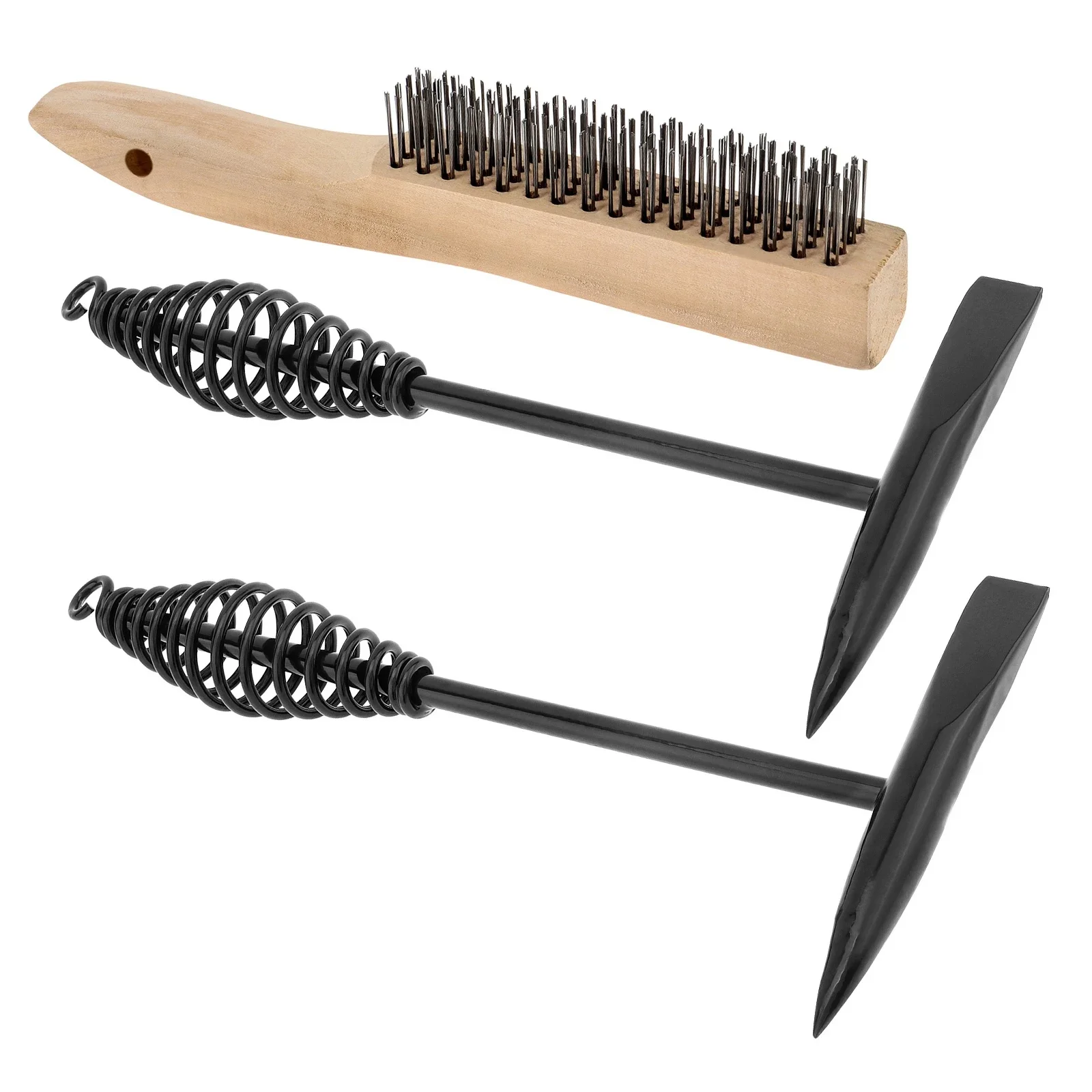 Marteau de soudage en acier à haute teneur en carbone 300g/500g pour décapage de la rouille et des scories, avec manche à ressort, outil manuel pour le soudage électrique