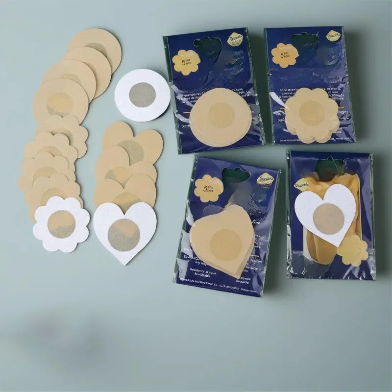 20/50/100 pièces couvre-mamelon autocollant femmes adhésif jetable Invisible auto-adhésif poitrine autocollant