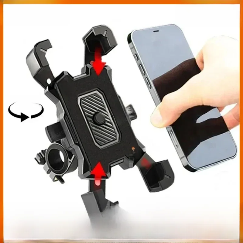 AliExpress VIKEFON 360° Rotatable Electric Bicycle Phone Holder for iPhone Riding MTB Bike Moto Motorcycle Stand Bracket Non-slip Cycling