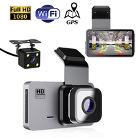 Dash Cam WiFi GPS Car DVR Vehicle Car Camera Dashcam 1080P HD Car Video Recorder Black Box Car Accessories Registrator Rear View