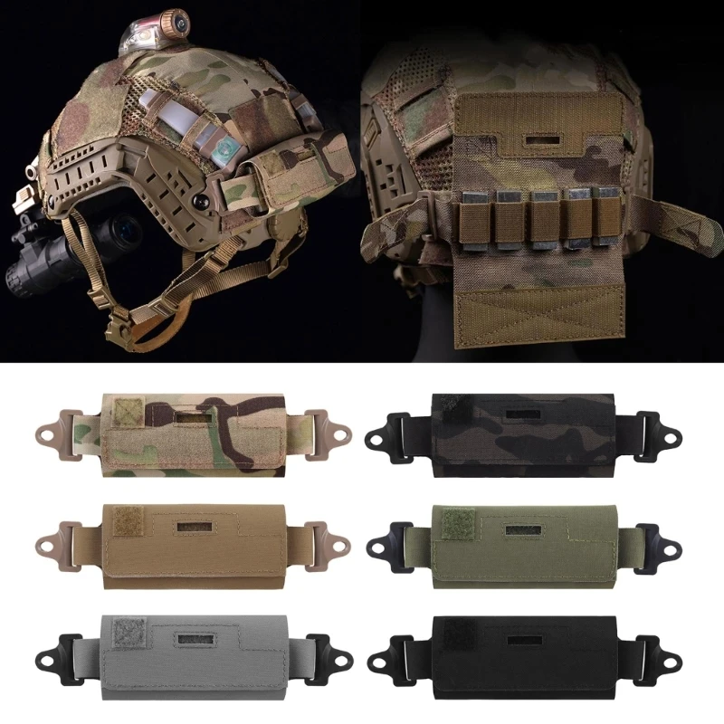 Helmet Counterbalance Weight Bag Tactical Helmet Balance Counterweight Bag Battery Pouch for Airsoft Helmets Accessories