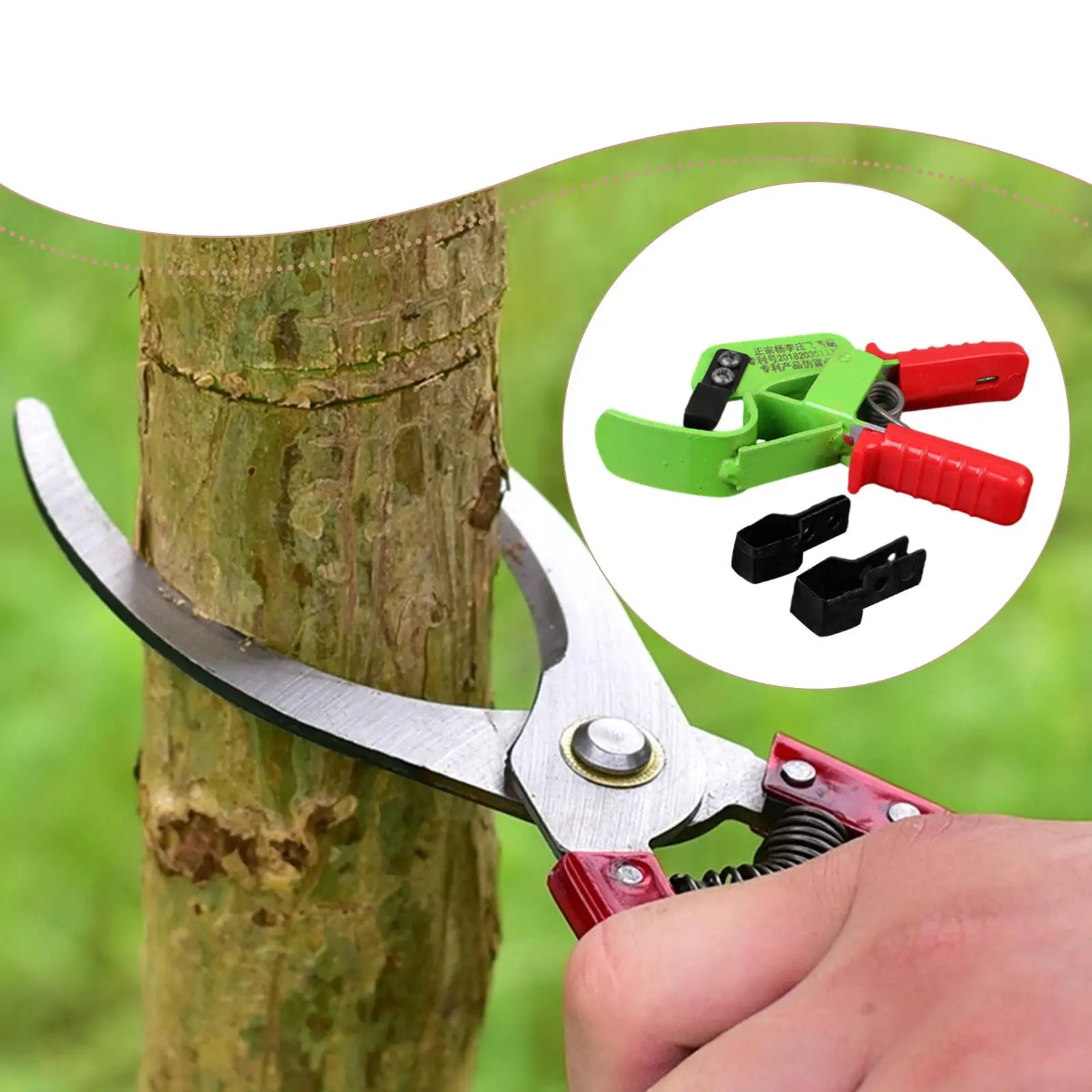 Ring Cutter 2.5-9cm Non-Skid High Pruning Tool Non- Girdling Multipurpose Fruit Tree Girdling Cutter Versatile for Branch
