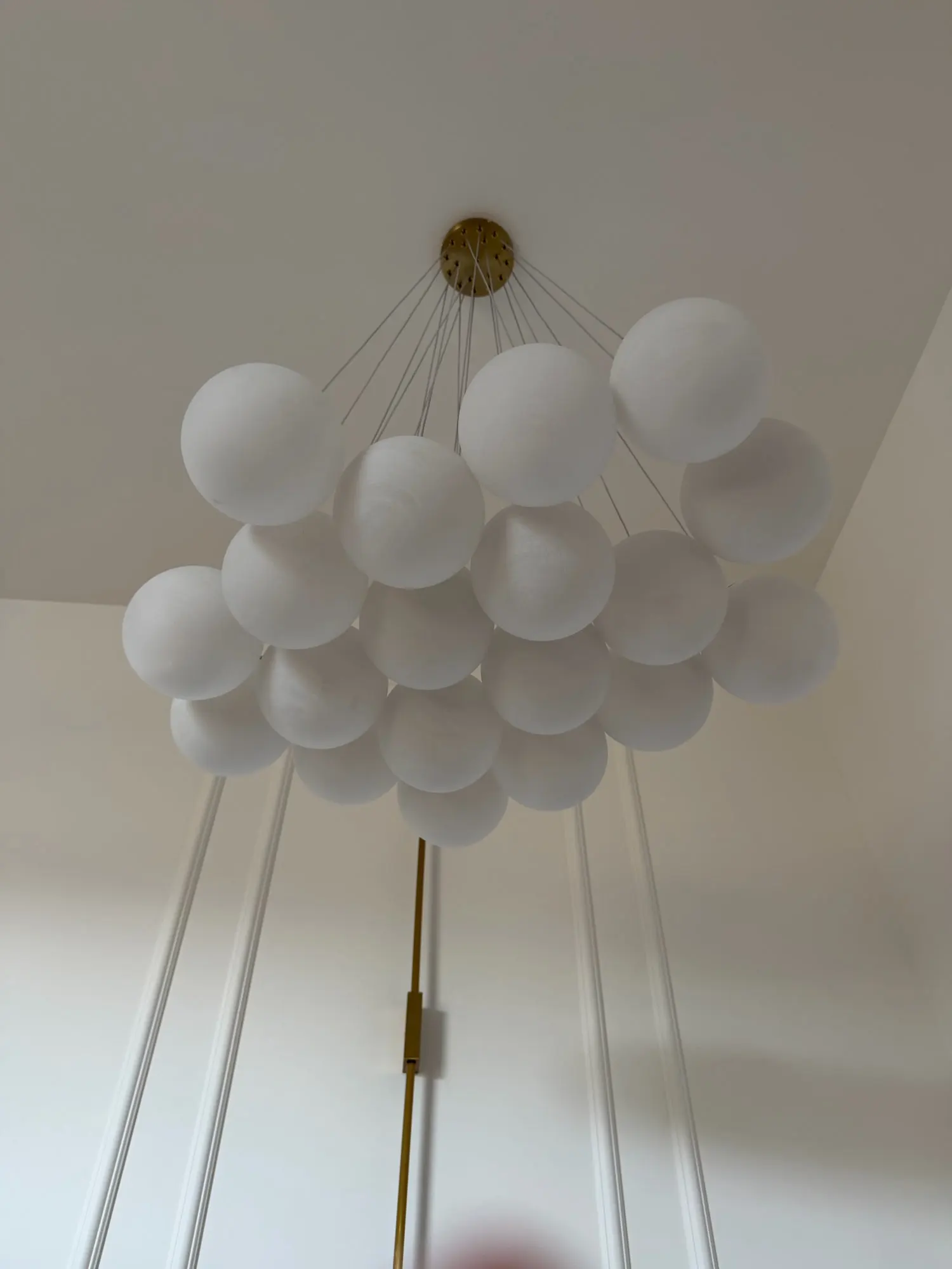 Glass Cluster Chandelier