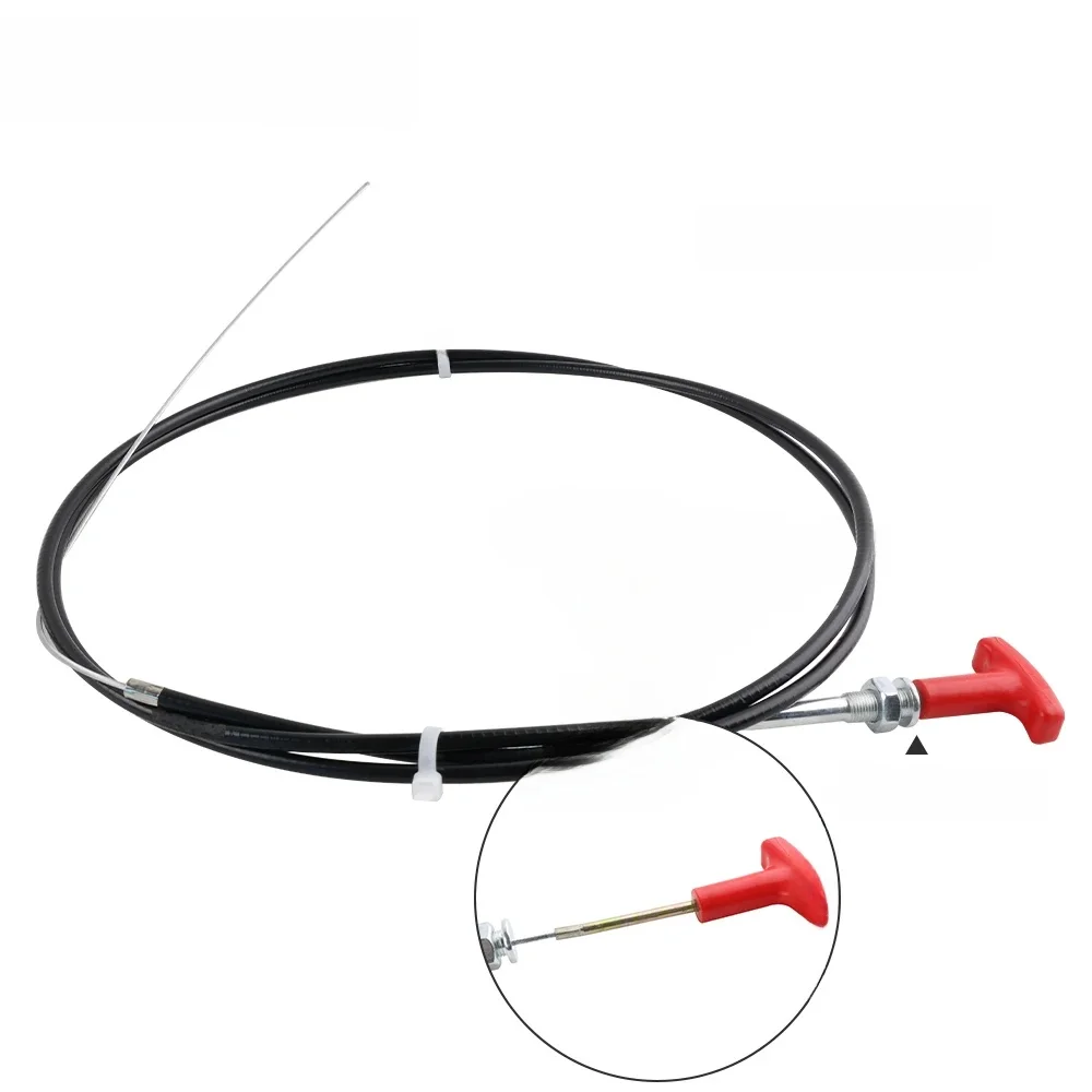 AliExpress Cars Accessories Control-Push Pull Choke Cable 2.5 Meters Round Knob Go-Kart Lawn Tractor Mower Bike Universal