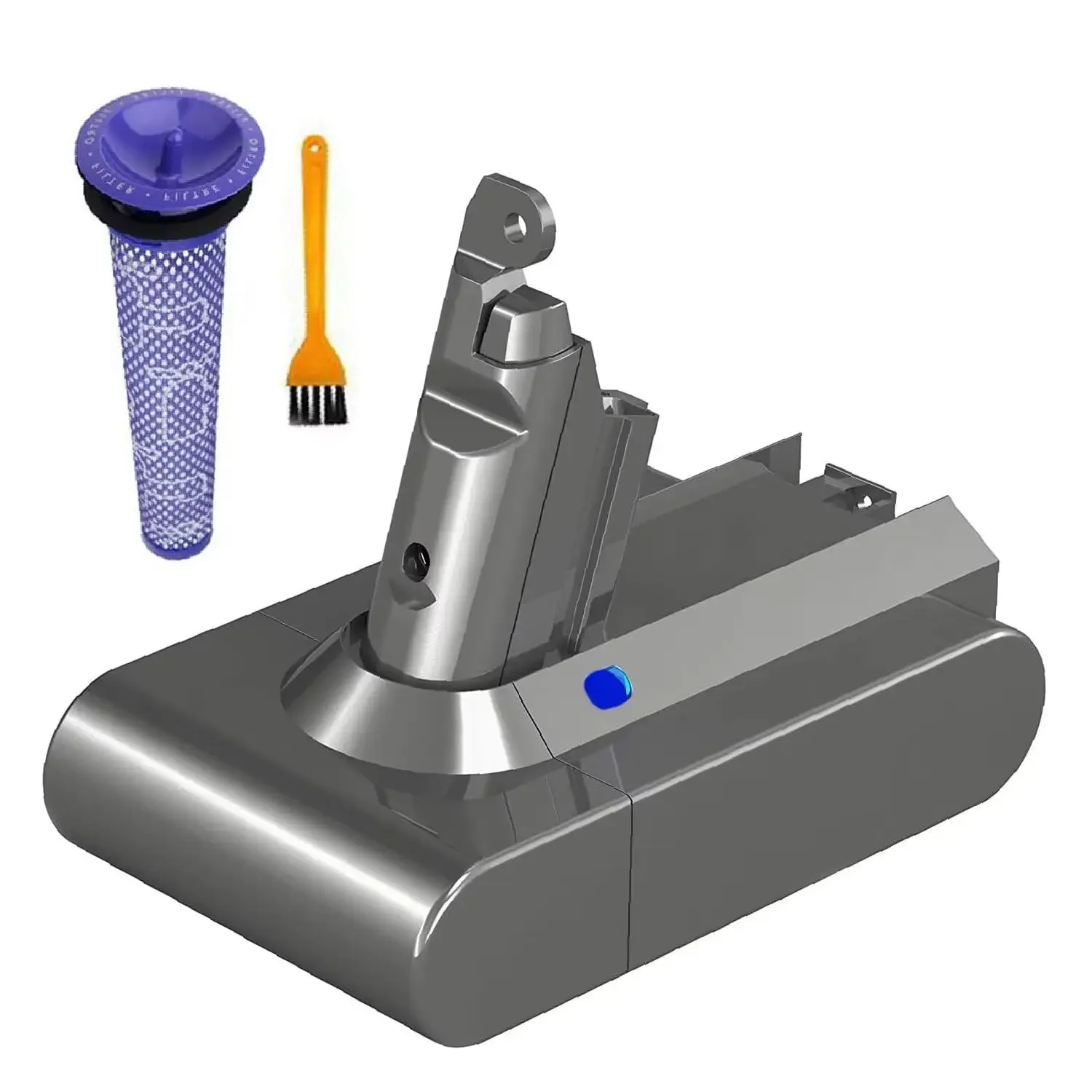 Akumulator zamienny 21,6 V kompatybilny z Dyson V6 DC58 DC59 DC61 DC62 DC72 DC74 Animal Motorhead SV03 SV04 SV05 SV06 SV07 SV09 — zdjęcie produktu 7