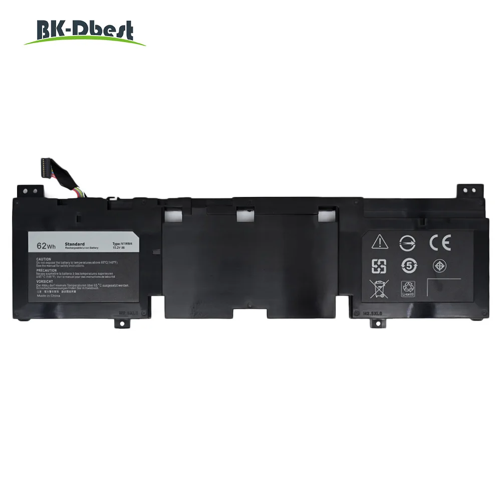 Bk-dbest-batería N1WM4 para portátil, para Dell Alienware 13 R2, 13,3 ", 2VMGK, 62wh, 15,2 V, alta calidad