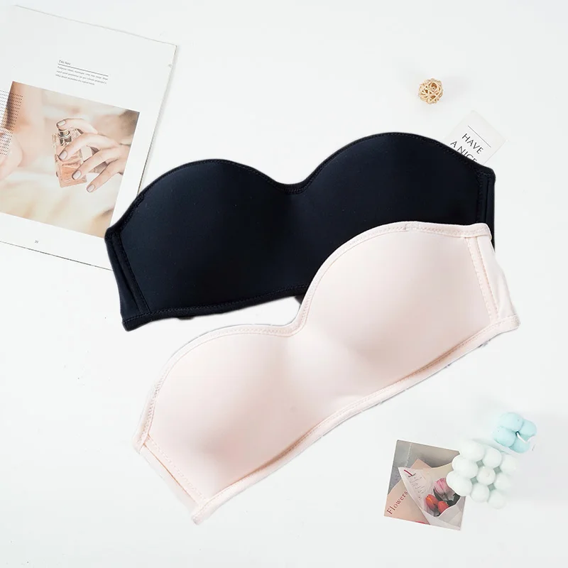 Women Invisible Bra Strapless Bralette 1/2 Cup Women's Underwear Sexy Lingerie Female Seamless Party Wedding Bras