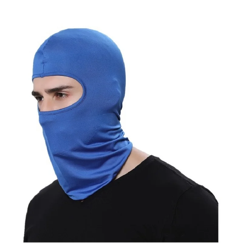 Cool Full Face Cycling Cap Balaclava UV Protection for Men Quick-Dry Lycra for Road Bicycling Skiing and Summer Sun Motorcycle